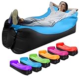 LONGJIN Inflatable Lounger Air Sofa Hammock, Inflatable...