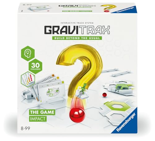 Ravensburger GraviTrax The Game Impact - Logikspiel für Kugelbahn Fans, Konstruktionsspielzeug für Kinder ab 8 Jahren