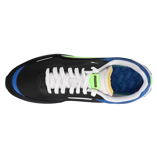 PUMA Mens City Rider Electric Lace Up Sneakers Shoes Casual - Black, Blue - Size 14 M4