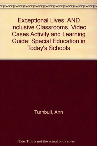 Exceptional Lives: Special Education In Today's... 0131533991 Book Cover