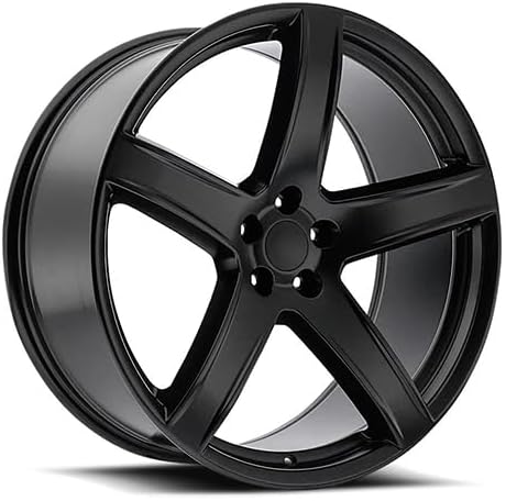22x9.5" Size Fits FR 77 for Dodge Hellcat HC2 Satin Black Wheel - 5x115mm Bolt-Pattern - 18mm Offset - 71.5mm Hub-Size