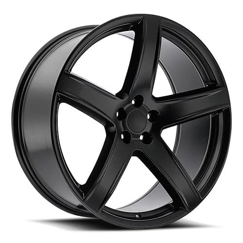 22x9.5\" Size Fits FR 77 for Dodge Hellcat HC2 Satin Black Wheel - 5x115mm Bolt-Pattern - 18mm Offset - 71.5mm Hub-Size