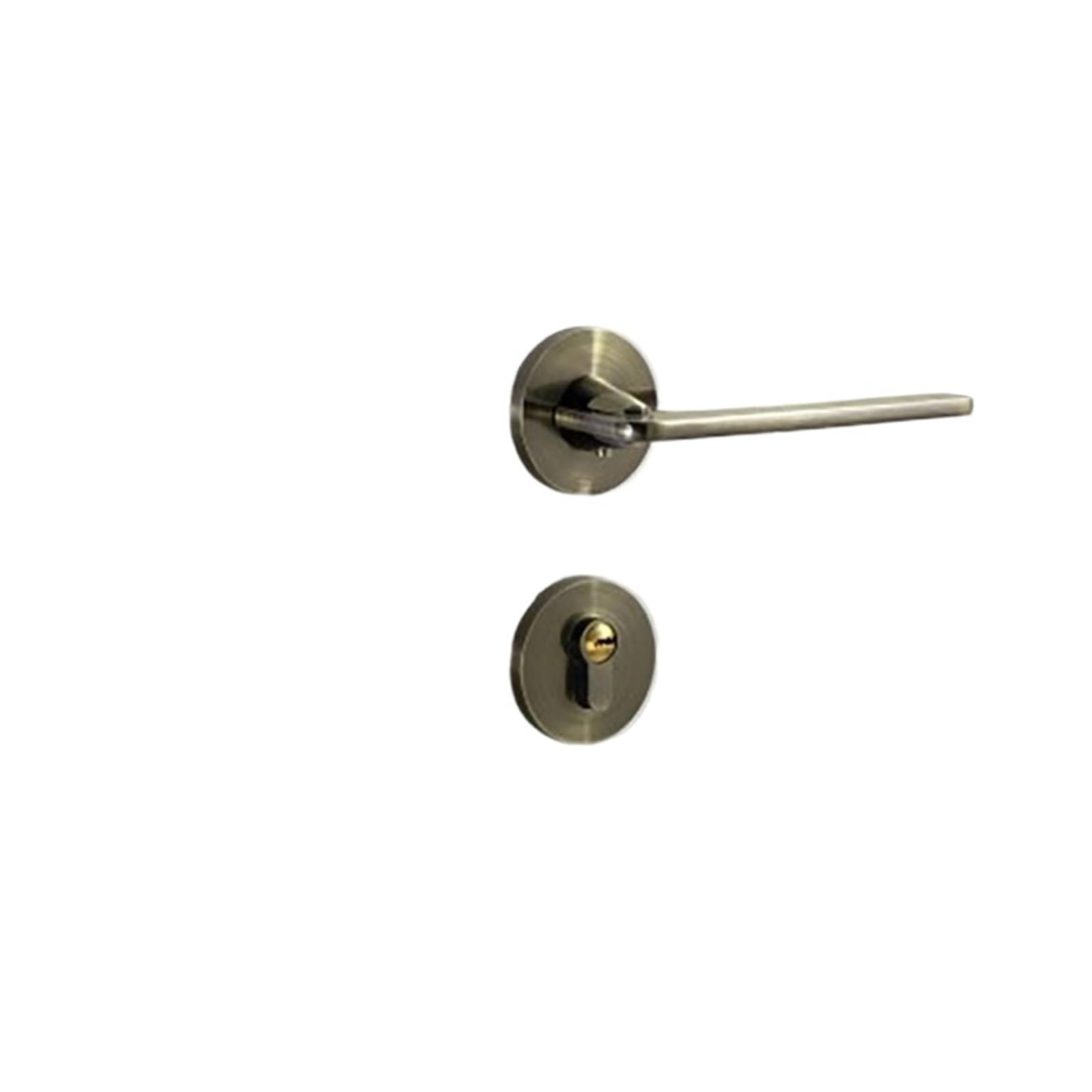 NYRXRYTCA Door Lock Indoor Bedroom Bronze Split Lock Nordic Silent Room Door Lock Simple Magnetic Door Lock Set(Qinggu)