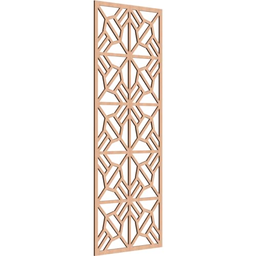 Image of Auburn Decorative Pierced Fretwork Wood Wall Panels, 29 3 /8 inchW x 74 3 /8 inchH x 3 /8 inchT, Alder