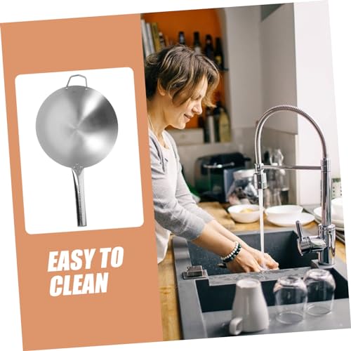 Wok de Acero Inoxidable Antiadherente para Cocina miniatura 2