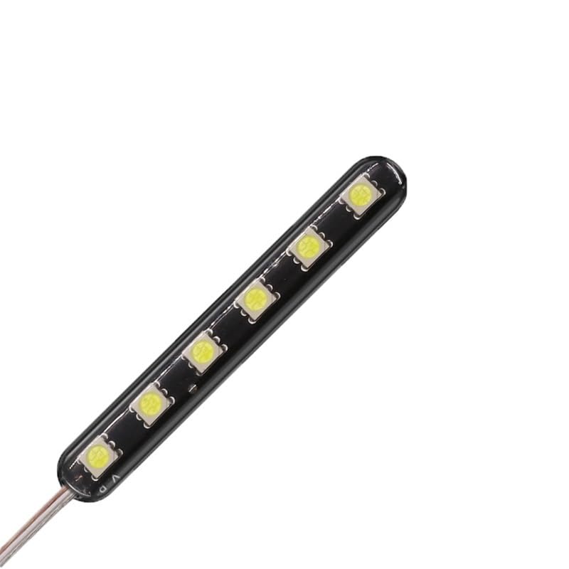 Clignotants 6 LED flash stroboscopique 12V orange d'avertissement d'urgence pour auto