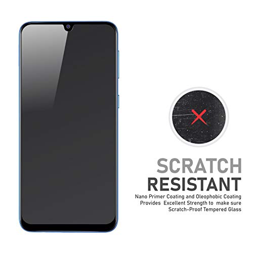 Image of SupCares Tempered Glass for Samsung Galaxy M31 With Installation Kit | 9H Edge to Edge Screen Protector | Black