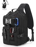J.SH Tactical Sling Bag for Men, Military Shoulder Sling Bac...