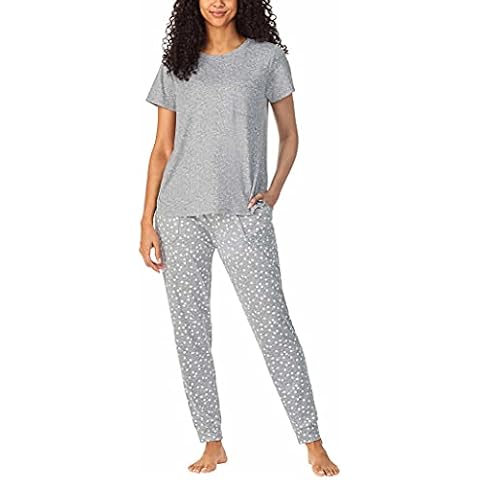 Jane and Bleecker 2 Piece Jogger Pajama Set (Gray Dot, XX-Large) Cover