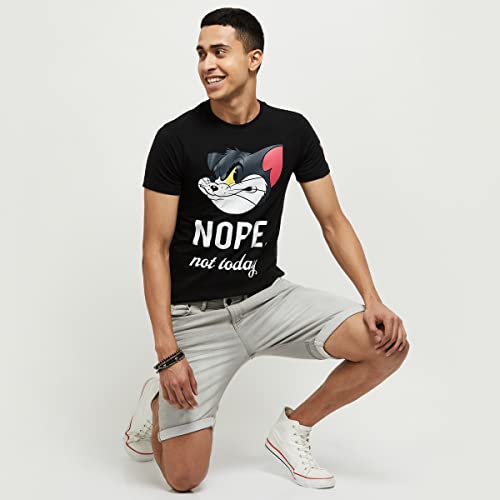 Image of Max Men's Regular Fit Printed Crew Neck T-Shirt