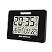 Produktbild TELEFUNKEN FUD-40 DCF LCD-Funkwecker digital mit Thermometer/Temperaturanzeige und Kalender autom. Zeitumstellung (schwarz)