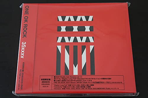 ONEOKROCK CD DVDセット Amazon.co.jp: 未開封☆ONE OK ROCK ☆35xxxv ☆初回限定盤（CD+DVD