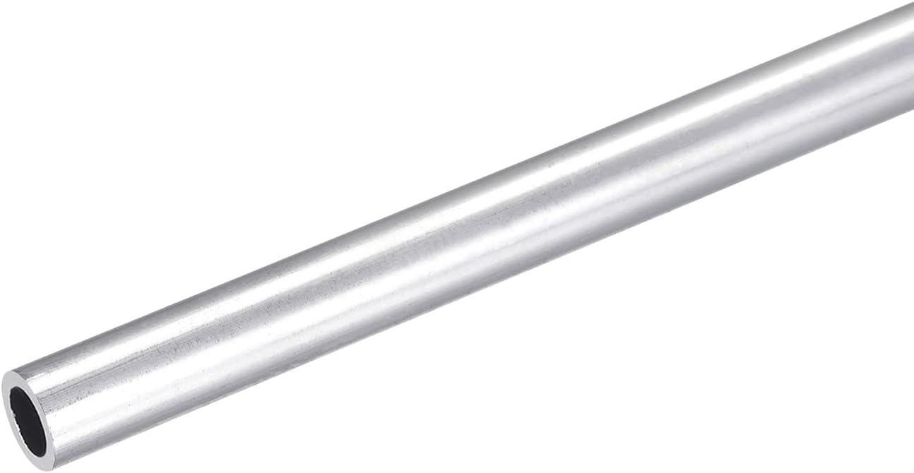 6063 Aluminum Round Tube 8mm OD 6mm Inner Dia 250mm Length Pipe Tubing 4 Pcs