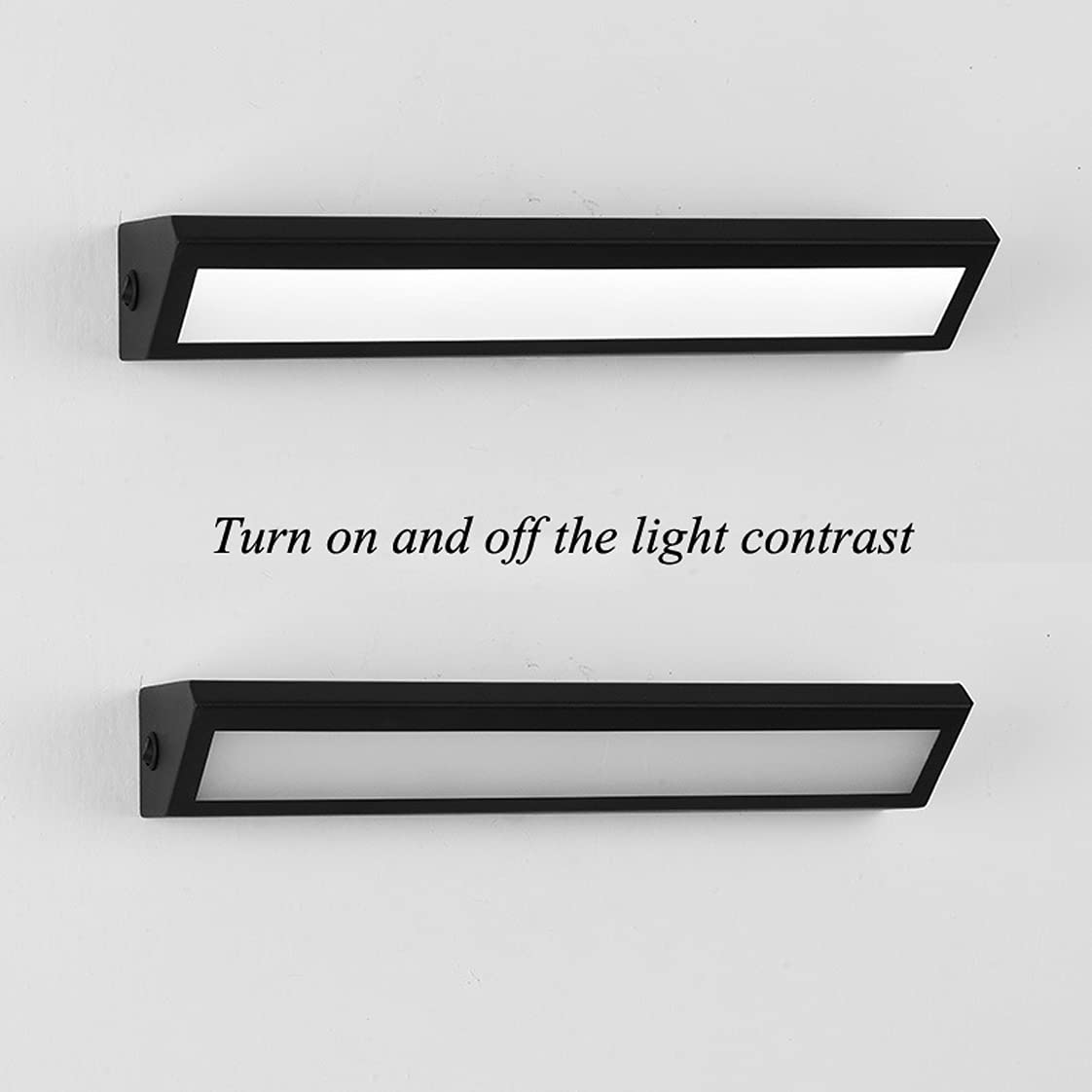Luz espejo baño, luces espejo LED para cuarto ducha IP44, luz espejo pared tocador impermeable para dormitorio, sala estar, maquillaje