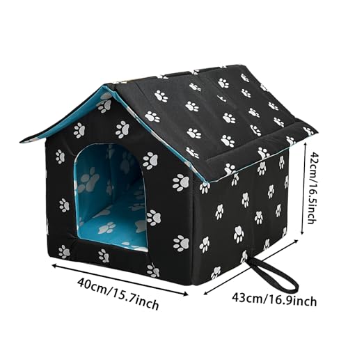 Soft Waterproof Dog House with Pad Pets Foldable Cool Cave Sleeping Bed for Dogs Cats Hamster Small Animal House All Weather Black Soft Waterproof Dog House with Pad Pets Foldable Cool Cave Sleeping Bed for Dogs Cats Hamster Small Animal House All Weather Black