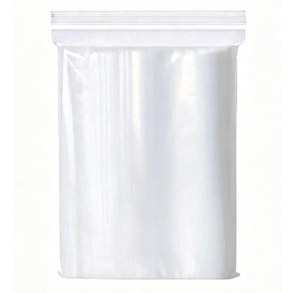 100Pcs Thicken Zipper Sealed Bags Clear Plastic Storage Bag for Small Jewelry Food Packing Reclosable Ziplock Sealing Bags(5x7cm(100pcs))