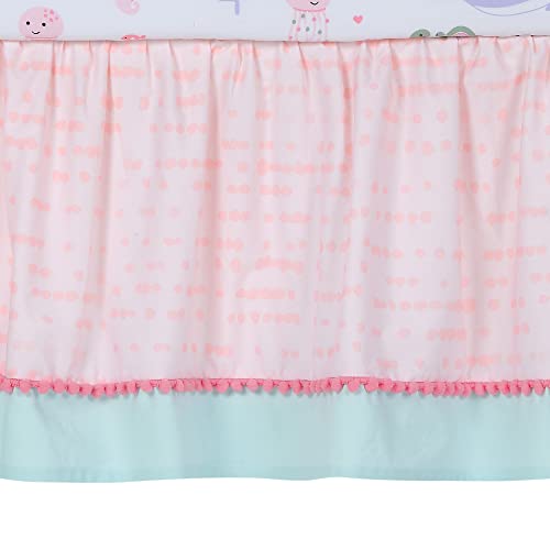 Image of Lambs & Ivy Sea Dreams 3-Piece Dolphin /Turtle Nautical Baby Crib Bedding Set