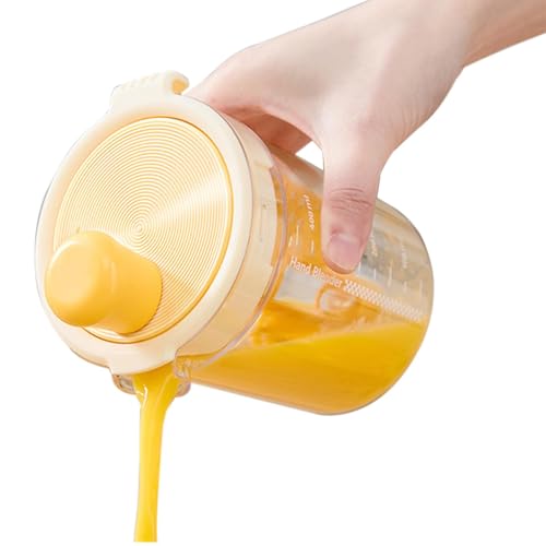 ETUCYNG Vaso mezclador graduado, vaso mezclador de bebidas, vaso multiusos, vaso agitador de leche en polvo, vaso agitador de viaje, vaso agitador portátil para líquido de huevo, leche en polvo, café