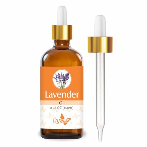 Image of Crysalis Lavender Oil 100 ml (3.38 fl oz) - Classic Floral Aromatic Oil for Soap Making, Skincare & DIY Blends