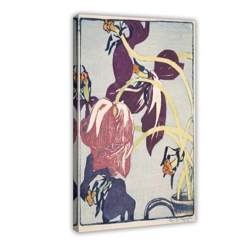 Impression sur toile Dead Tulips Mabel Royds 40x61 cm cadre suspendu