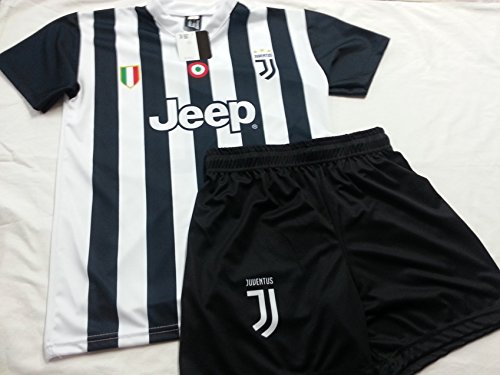 Ensemble Juventus Paulo Dybala 21 short ancien logo réplique autorisée enfant adulte 2017-2018 (XL)
