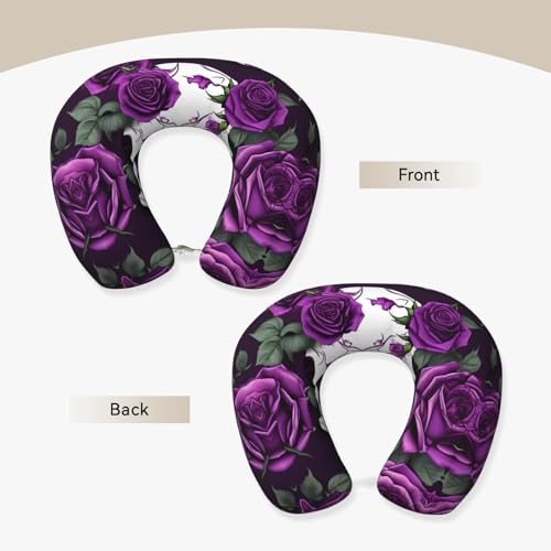 Almohada de cuello con espuma viscoelástica negra miniatura 3