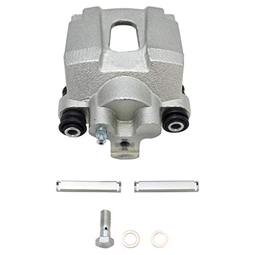 Image of TRQ Rear Brake Caliper Set Compatible with 2001-2010 Ford Explorer 2003-2010 Explorer Sport Trac 2003-2007 Jeep Liberty 2003-2006 Wrangler 2003-2005 Lincoln Aviator Mercury Mountaineer