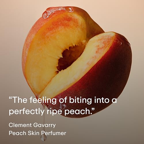 Image of PHLUR Peach Skin Body Mist, 3 Fl Oz - Hair and Body Perfume for Women | Peach Bellini, Bergamot, Vanilla Orchid, Milky Sandalwood & Sheer Amber Fragrance Body Spray