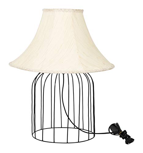 Image of tu casa Designer Off White Table Lamp TB-05 Holder Type- E-27-(Bulb not Included)
