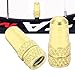 2pcs Valve Aluminum Alloy Bikes Tire Valve Dust Covers for Bikes and Mountain Bikes with Bright Colors (Gold)