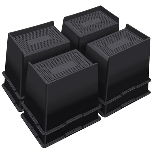 Bed risers 6 inch heavy duty, oversized couch risers (8 pack) ANNKUT