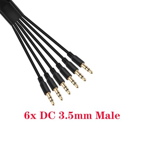 Cable con divisor de audio 3.5mm de 1 a 2 vías 1 metro miniatura 3