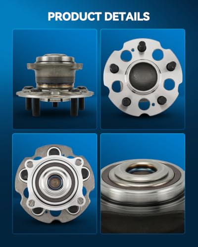 Image of PHILTOP 512320 x2 Rear Wheel Bearing Hub Assembly for Honda Odyssey