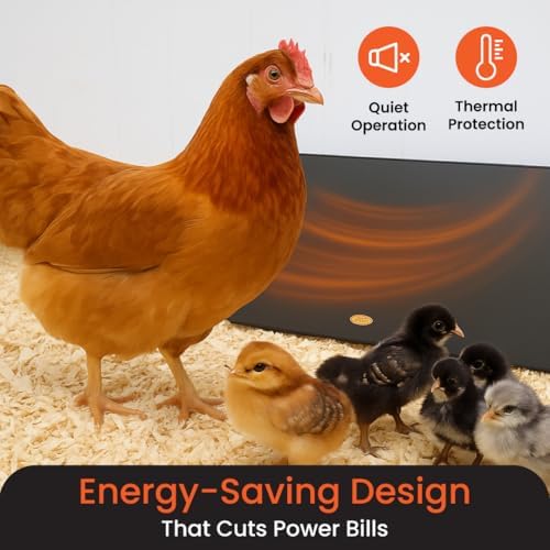 Cozy Products Cozy Coop, Chicken Coop Heater, Flat-Panel Radiant Heater with Thermal Protector, Energy-Efficient, Easy to Install, Ideal for Small Animals, 200 Watts, Black - Image 6