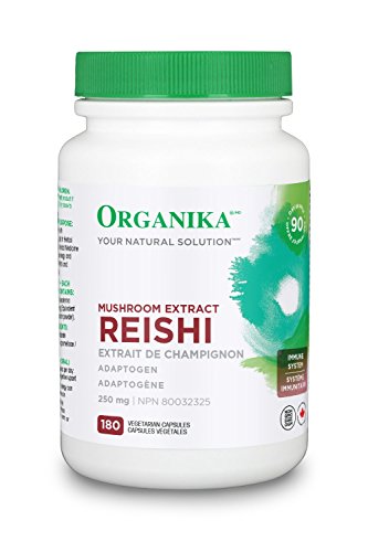 Organika Reishi Mushroom 250mg 180 Capsules