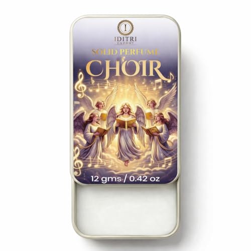 Image of Solid Perfume Choir | Green Yellow Sea | Alcohol Free Wax Perfume Balm, Long Lasting Pocket Fragrance Tin 12g, Non Greasy Smooth Glide, Travel Friendly | Office Wear | Gift Ready