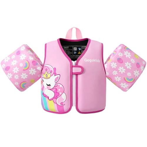 Image of Gogokids Puddle Float Jumper 33-66 Pounds, Toddler Swim Vest Kids Floaties