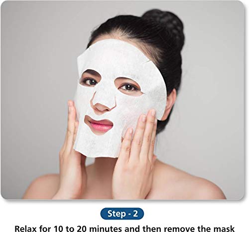 Mirabelle Wine Fairness Sheet Facial Mask for Wrinkles - 25ml (Pack of 3) - Image 3