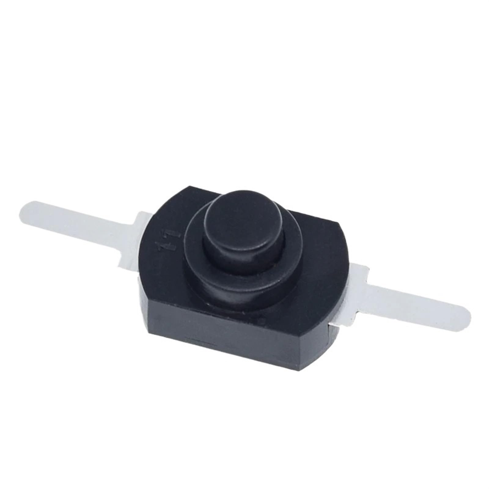 Czarny 10 szt. DC 30 V 1 A Mini włącznik na wyłącznik na latarkę (WHITE)