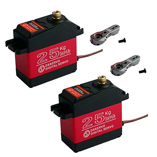 Servomoteur 25kg DS3225 270° étanche lot de 2 pour modèle réduit RC