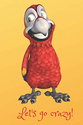 Let's Go Crazy!: Cute Animal Notebook for Kids, Notebook for Students, Notebook for Coloring Drawing and Writing (110 Pages, unlined, 6 x 9)