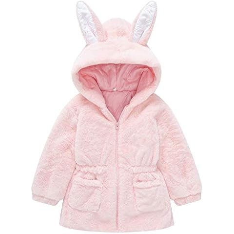 Happy Cherry Girls Winter Faux Fur Coat Cover