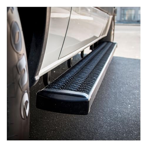 Luverne estribos running boards de aluminio negro 88 pulg miniatura 3