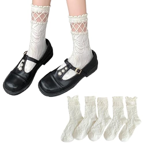 Image of Socks for Women Aesthetic Casual Cotton Soft Cute Ankle Gifts for Girls Cute Crew Fashion Novelty