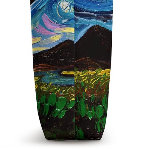 Harlequin Great Dane Starry Night Art Bolsa Tote para perros miniatura 3