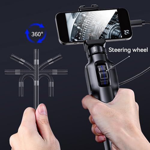 Boroscopio industrial de 8mm IP67 impermeable para tablet y Android 8