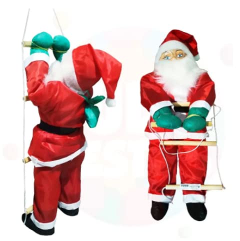 Papai Noel Enfeite De Natal Decoração Natalina Para Casa - Diversos Tamanhos E Modelos (SUBINDO ESCA