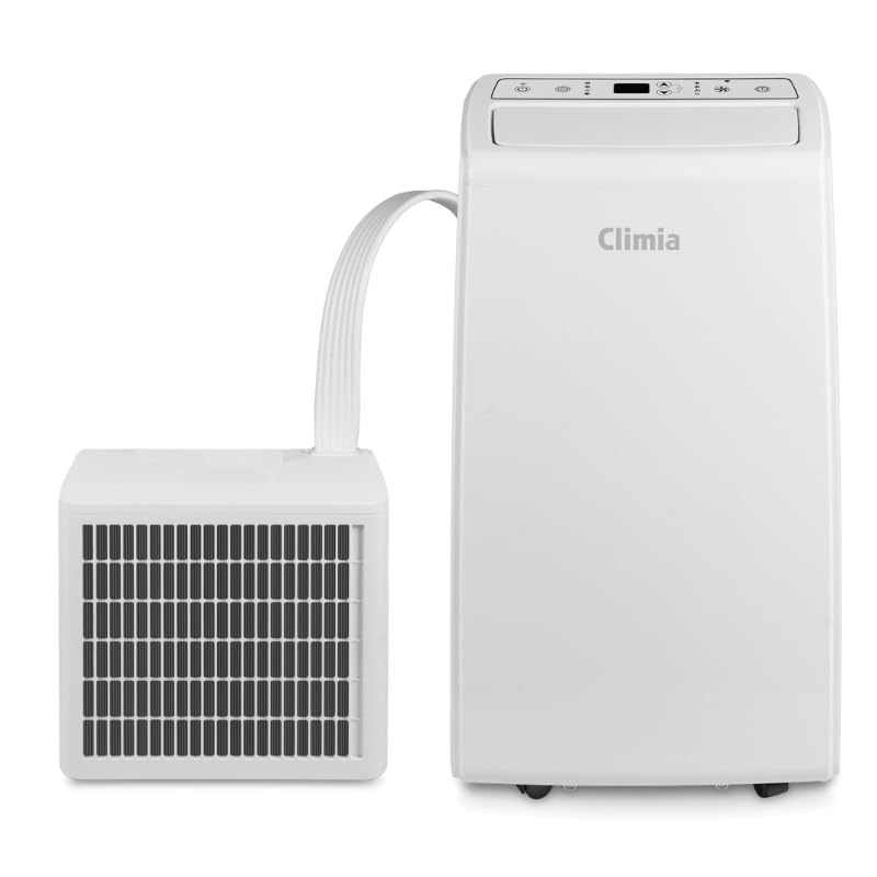 CMK 3500 Mobilni klima uređaj 4-u-1 s funkcijom grijanja - hlađenje, grijanje, odvlaživanje i ventilacija - kompaktan klima uređaj, lagan i snažan - za dom, ured i kampiranje