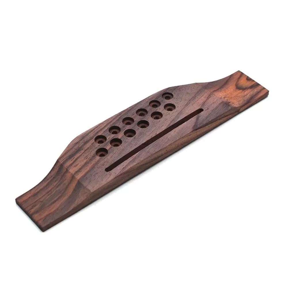 Guitar Bridge For 12 String Acoustic Guitar Parts Oversized Rosewood