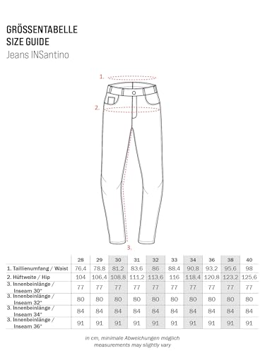 Indicode Herren INSantino Jeanshose aus 99% Baumwolle | Denim Stretch Jeans Männer Medium Dark Cloud, 33/32